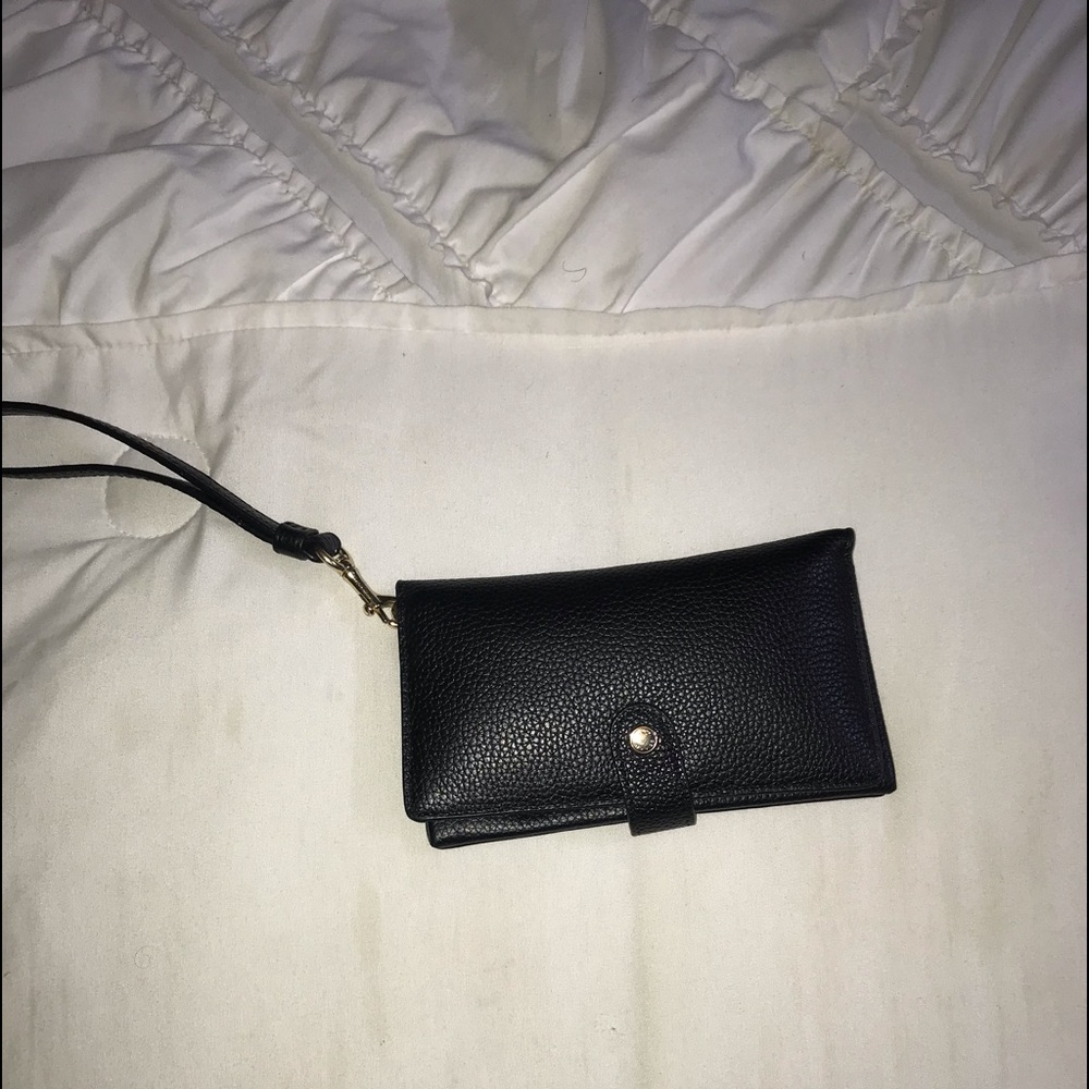 black coach wristlet